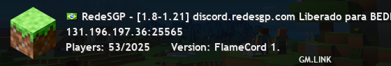 RedeSGP - [1.8-1.21] discord.redesgp.com RankUP GOW 8ª Temporada!
