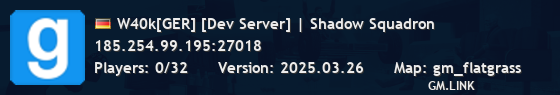 W40k[GER] [Dev Server] | Shadow Squadron