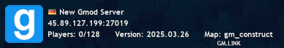 New Gmod Server