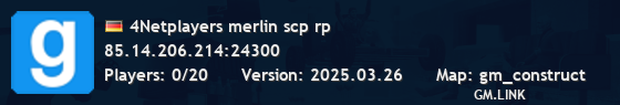 4Netplayers merlin scp rp