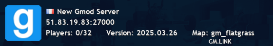 New Gmod Server