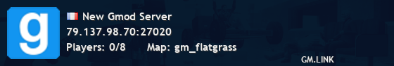 New Gmod Server