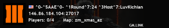 ^0-^5AAE^0- ^1Round^7:18 ^3Host^7:LuvKichian