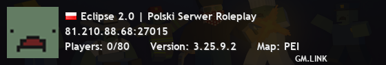 Eclipse 2.0 | Polski Serwer Roleplay