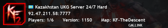 Kazakhstan UKG Server 24/7 Hard