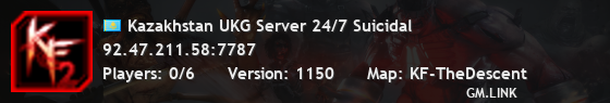 Kazakhstan UKG Server 24/7 Suicidal