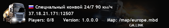 Специальный конвой 24/7 90 км/ч