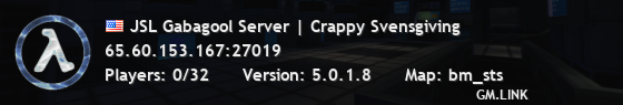 JSL Gabagool Server | Crappy Svensgiving