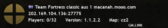 Team Fortress classic aus 1 macanah.mooo.com