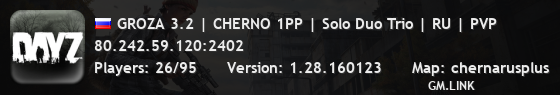 GROZA 3.2 | CHERNO 1PP | Solo Duo Trio | RU | PVP