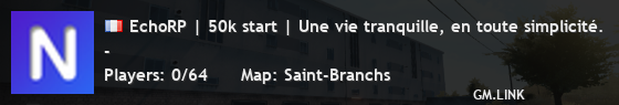 EchoRP | 50k start | Une vie tranquille, en toute simplicité.