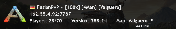 FusionPvP » [100x] [4Man] [Valguero]