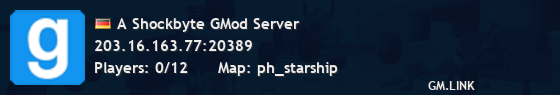 A Shockbyte GMod Server