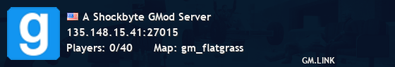 A Shockbyte GMod Server