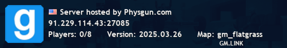 Server hosted by Physgun.com