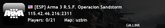 [ESP] Arma 3 R.S.F. Operacion Sandstorm