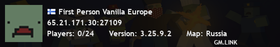 First Person Vanilla Europe
