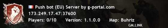 Push bot (EU) Server by g-portal.com