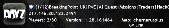 (1/12)BreakingPoint UK|PvE|Ai Quest+Missions|Traders|HackCrate|