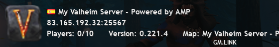 My Valheim Server - Powered by AMP