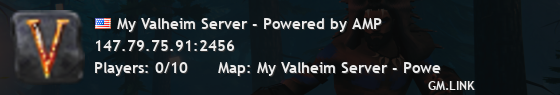 My Valheim Server - Powered by AMP