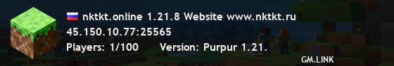 nktkt.online 1.21.8 Website www.nktkt.ru