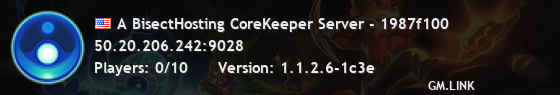 A BisectHosting CoreKeeper Server - 1987f100