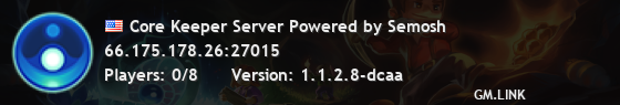 Core Keeper Server Powered by Semosh