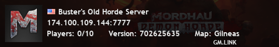 Buster's Old Horde Server