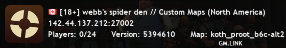 [18+] webb's spider den // Custom Maps (North America)