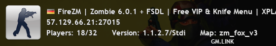 FireZM | Zombie 6.0.1 + FSDL | Free VIP & Knife Menu | XPLAYGAMING.PRO