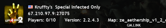 Kruffty's  Special Infected Only