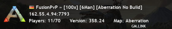 FusionPvP » [100x] [6Man] [Aberration No Build]