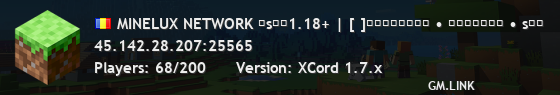 MINELUX NETWORK ᴀsɪᴀ1.18+ | [ ]ᴘʀᴀᴄᴛɪᴄᴇ • ᴀɴᴀʀᴄʜʏ • sᴍᴘ