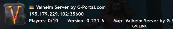 Valheim Server by G-Portal.com