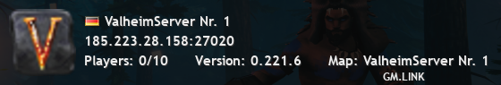 ValheimServer Nr. 1