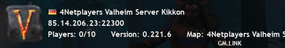 4Netplayers Valheim Server Kikkon