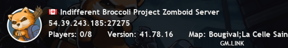 Indifferent Broccoli Project Zomboid Server