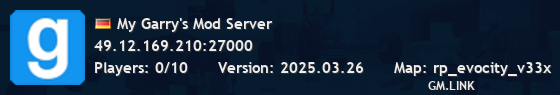 My Garry's Mod Server