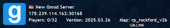 New Gmod Server