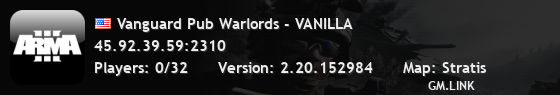 Vanguard Pub Warlords - VANILLA