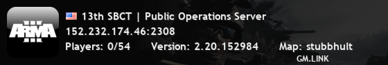13th SBCT | Public Operations Server