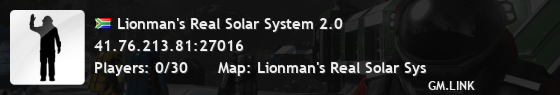 Lionman's Real Solar System 2.0