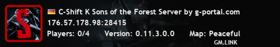 C-Shift K Sons of the Forest Server by g-portal.com