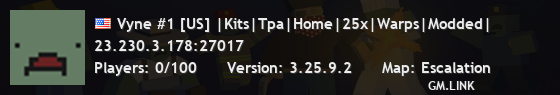 Vyne #1 [US] |Kits|Tpa|Home|25x|Warps|Modded|