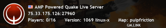 AMP Powered Quake Live Server