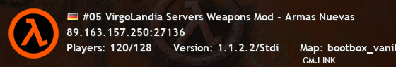 #05 VirgoLandia Servers Weapons Mod - Armas Nuevas