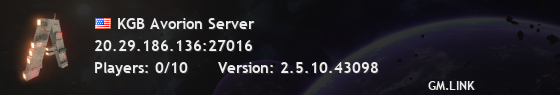 KGB Avorion Server