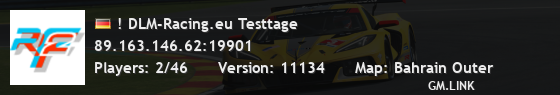 ! DLM-Racing.eu Testtage