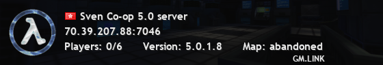 Sven Co-op 5.0 server